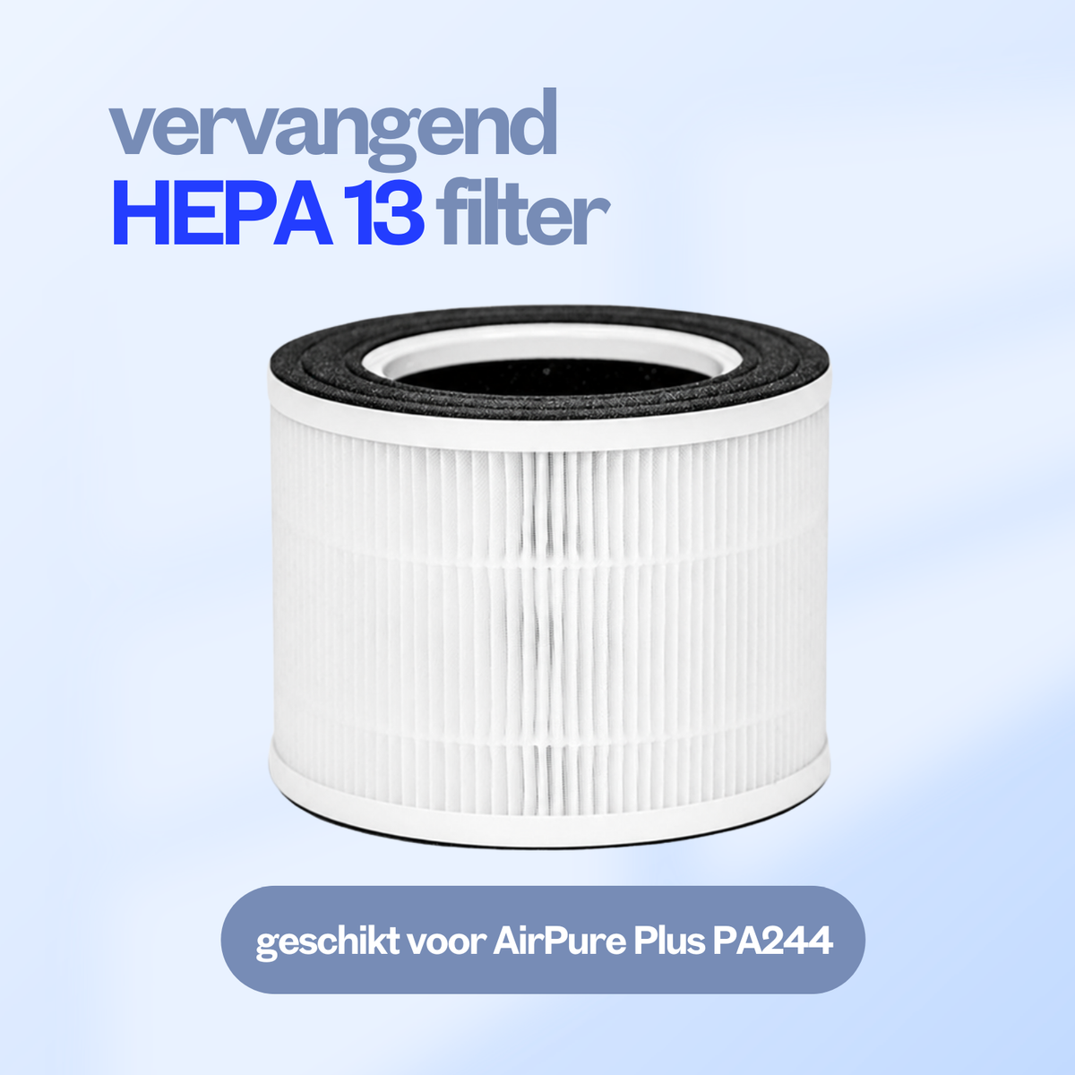 Dynter HEPA13-filter - werking van een actief-koolstoffilter