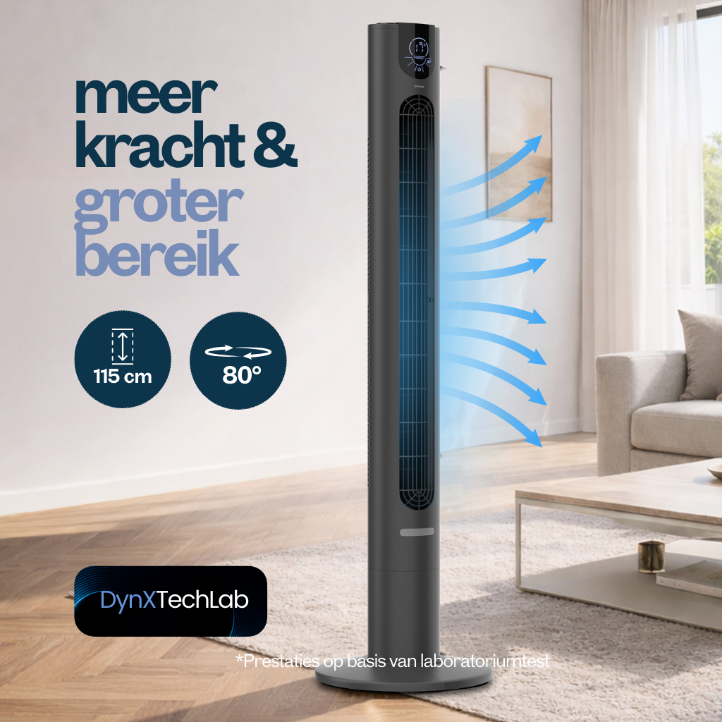Wat is beter, een torenventilator of een staande ventilator?