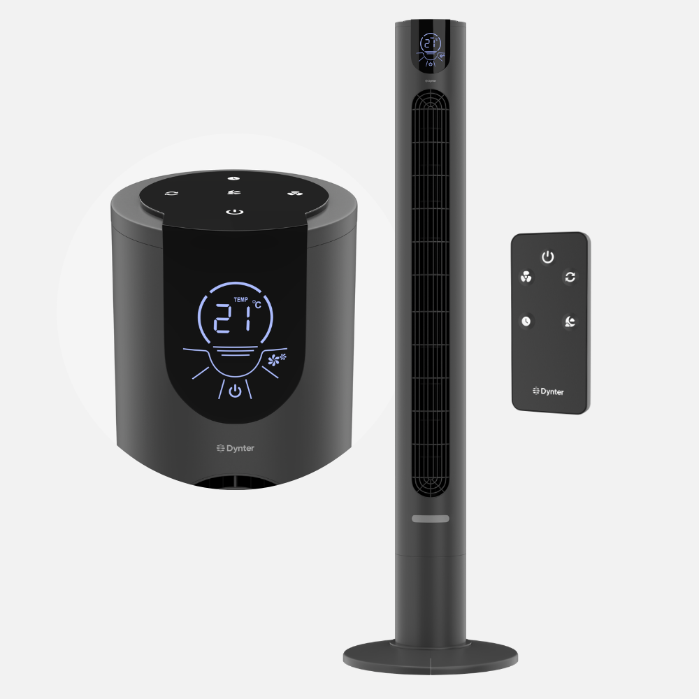 Dynter AirFlow TV26G torenventilator - slapen met een ventilator aan